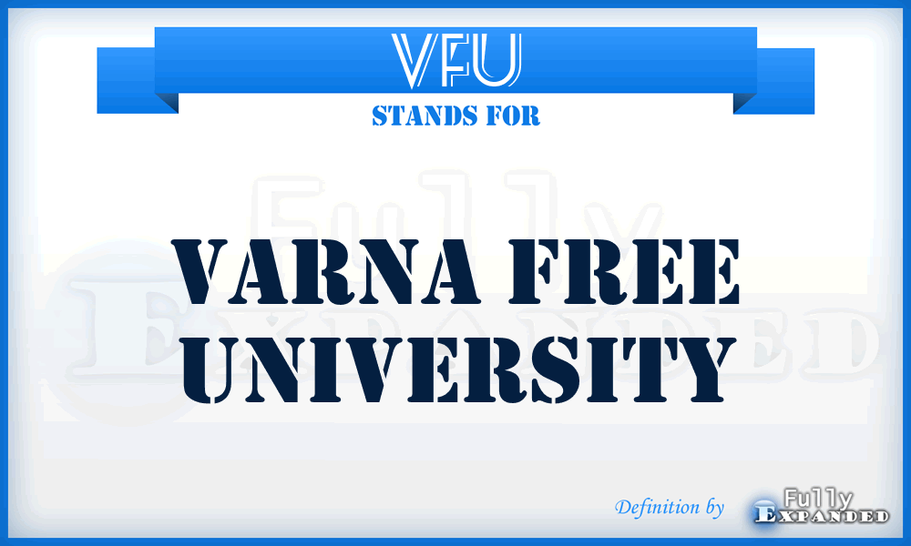 VFU - Varna Free University