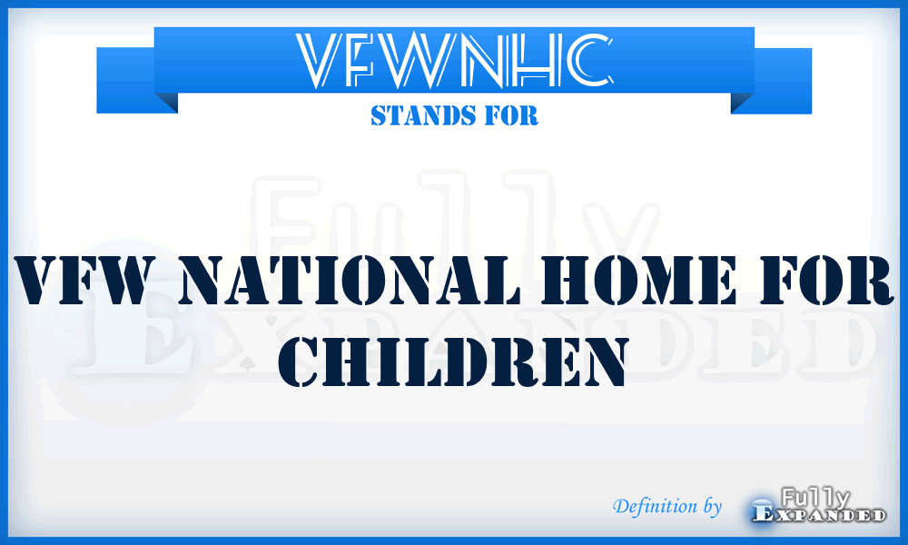 VFWNHC - VFW National Home for Children