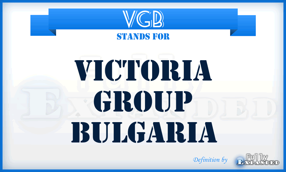 VGB - Victoria Group Bulgaria