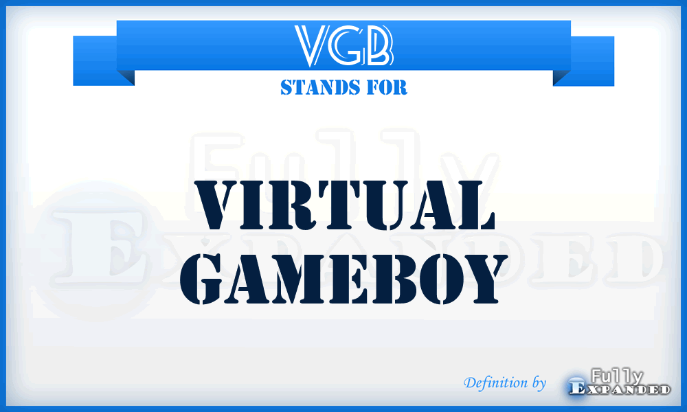 VGB - Virtual GameBoy