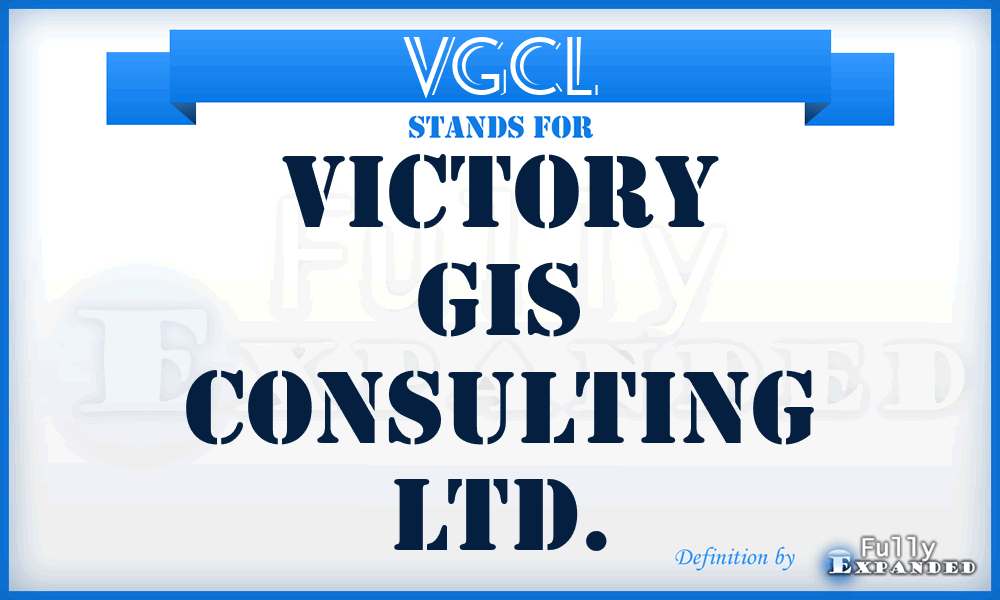 VGCL - Victory Gis Consulting Ltd.