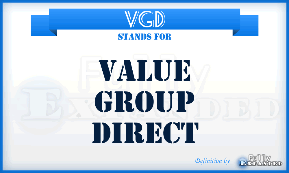 VGD - Value Group Direct