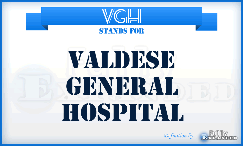 VGH - Valdese General Hospital