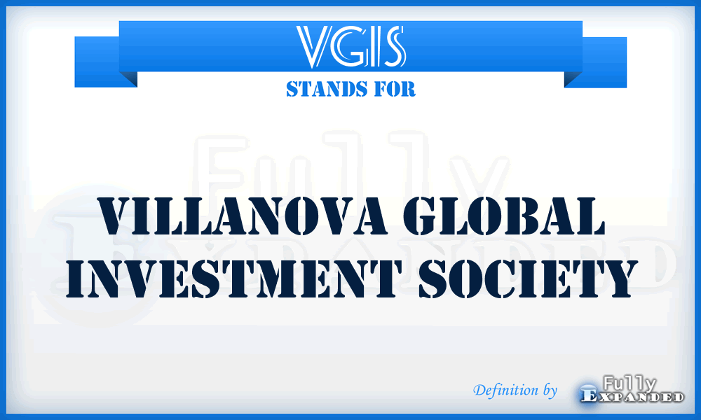 VGIS - Villanova Global Investment Society