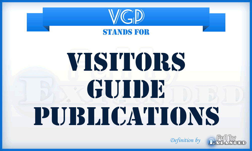 VGP - Visitors Guide Publications