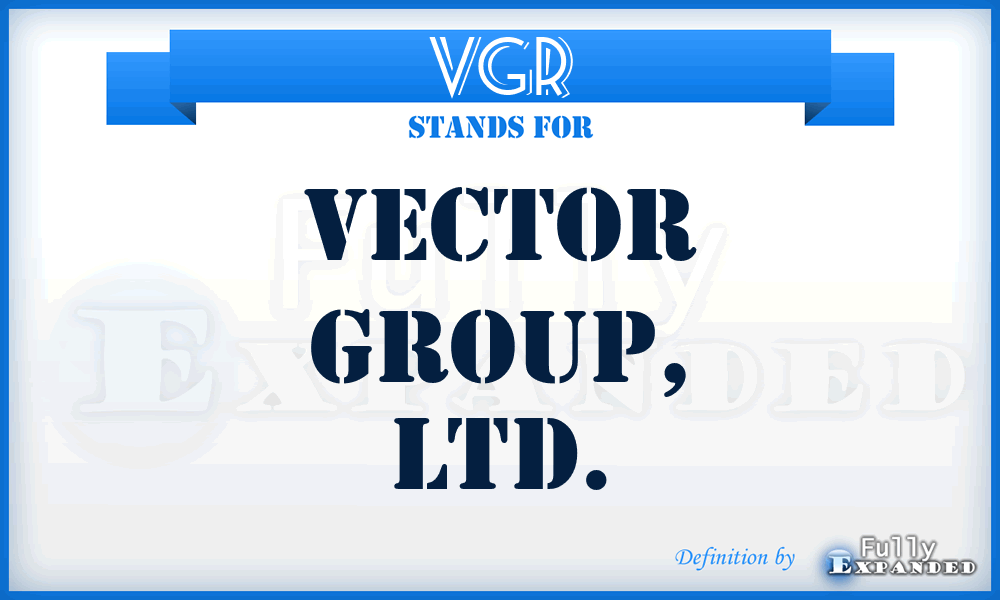 VGR - Vector Group, Ltd.