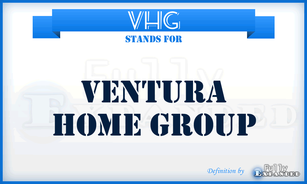 VHG - Ventura Home Group