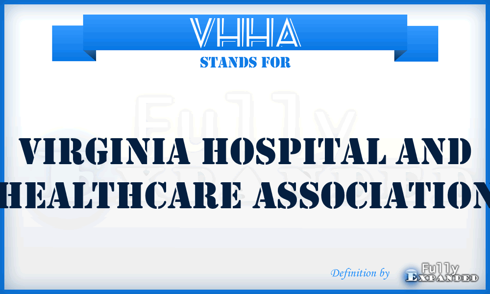 VHHA - Virginia Hospital and Healthcare Association