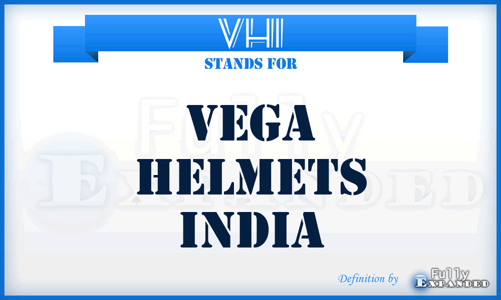 VHI - Vega Helmets India