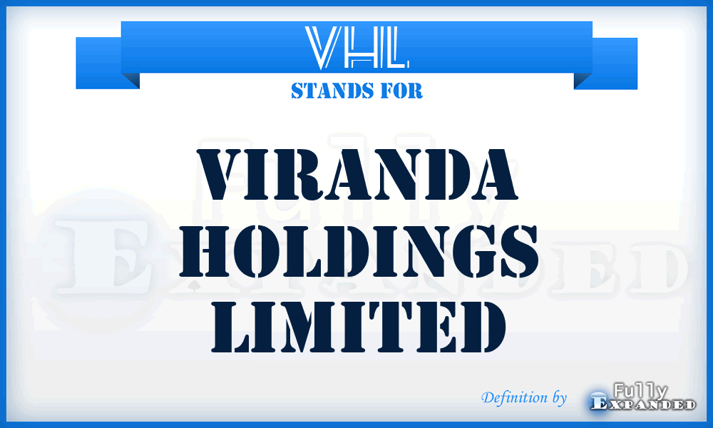 VHL - Viranda Holdings Limited
