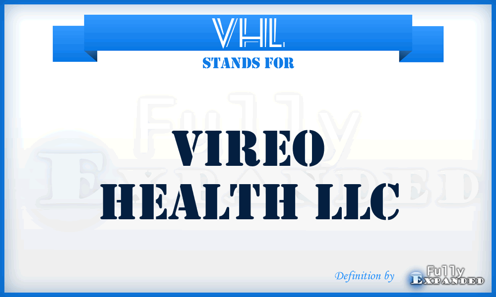 VHL - Vireo Health LLC