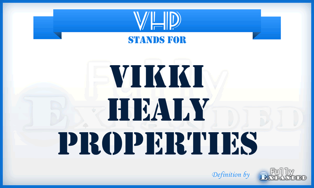 VHP - Vikki Healy Properties