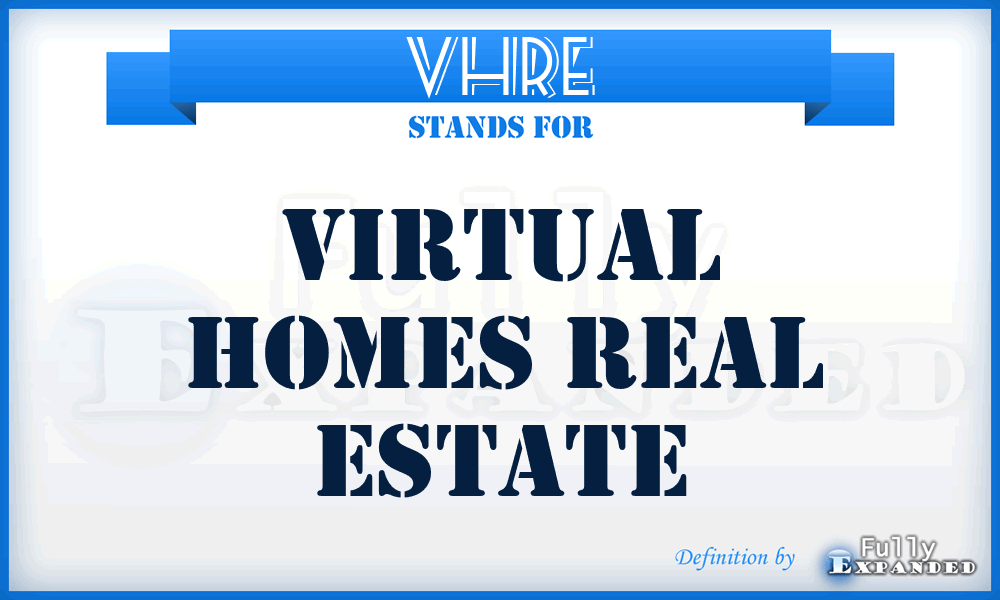 VHRE - Virtual Homes Real Estate