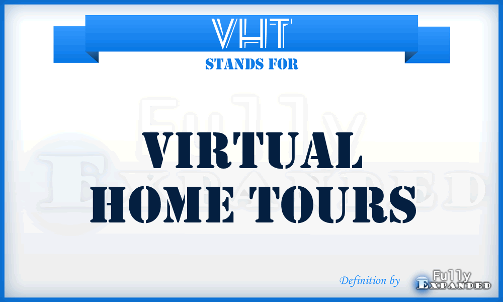 VHT - Virtual Home Tours