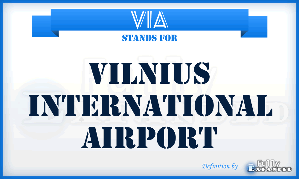 VIA - Vilnius International Airport