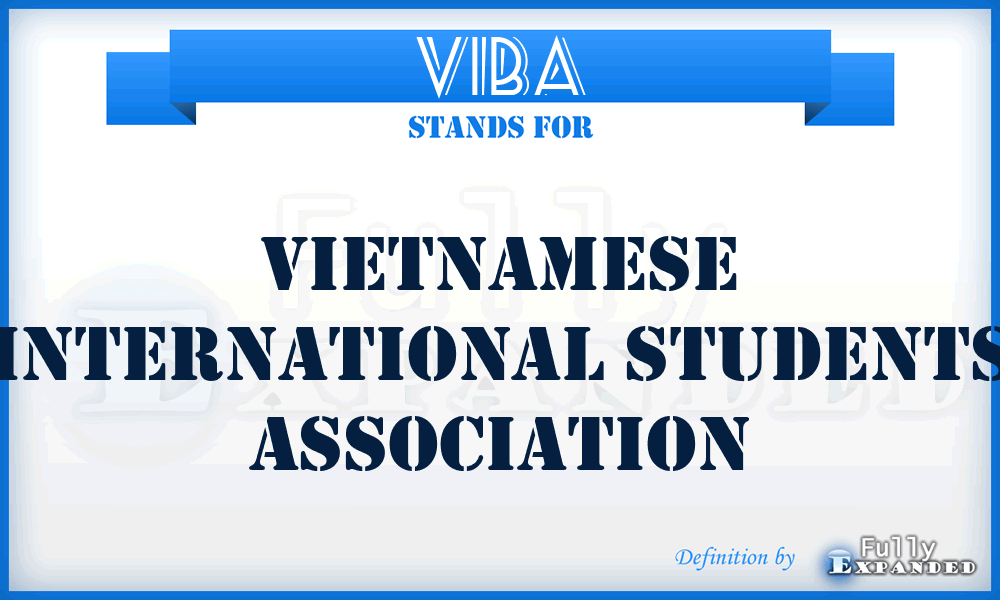 VIBA - Vietnamese International Students Association