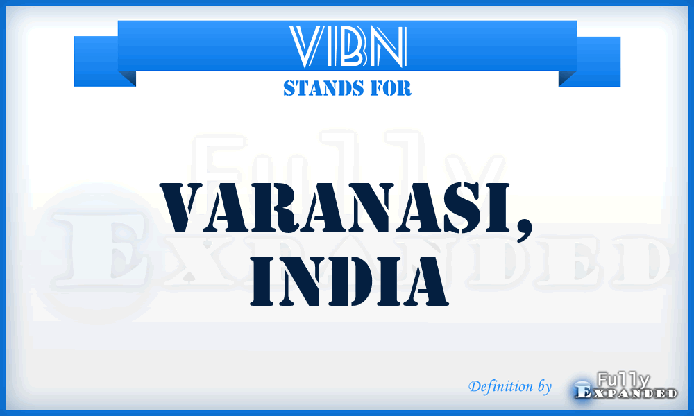 VIBN - Varanasi, India
