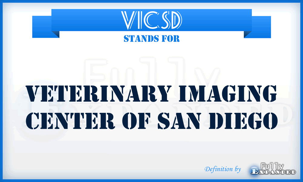 VICSD - Veterinary Imaging Center of San Diego