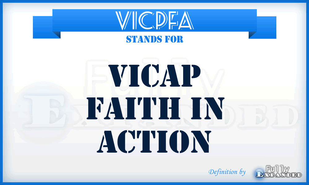 VICPFA - VICaP Faith in Action