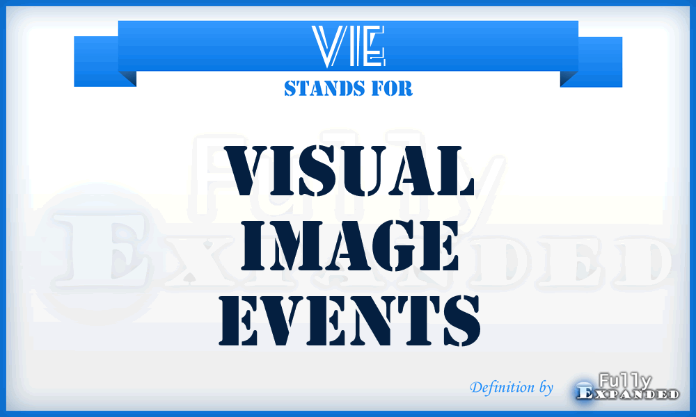 VIE - Visual Image Events