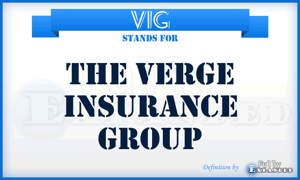 VIG - The Verge Insurance Group