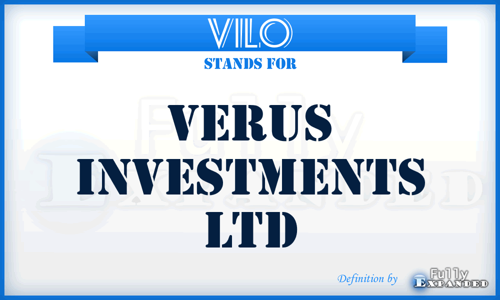 VILO - Verus Investments Ltd