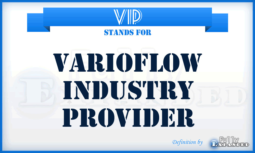 VIP - Varioflow Industry Provider