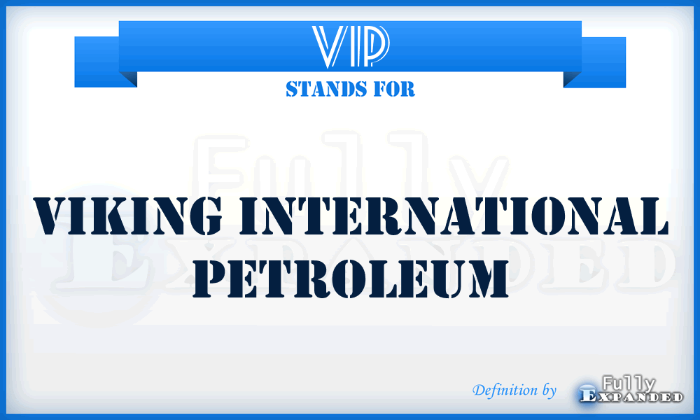 VIP - Viking International Petroleum