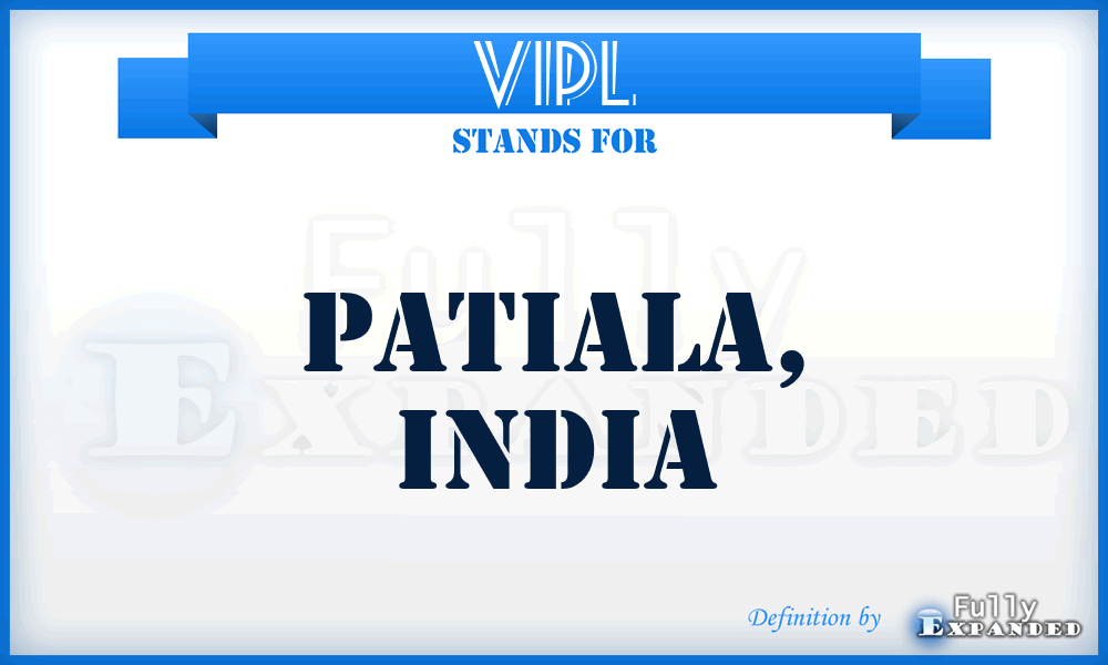 VIPL - Patiala, India