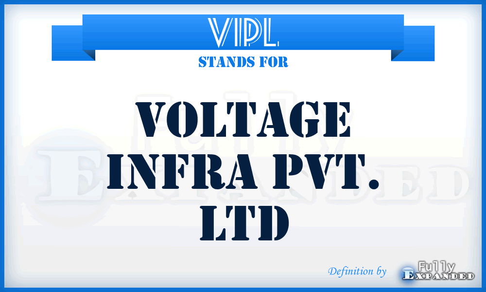 VIPL - Voltage Infra Pvt. Ltd