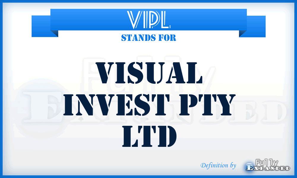 VIPL - Visual Invest Pty Ltd