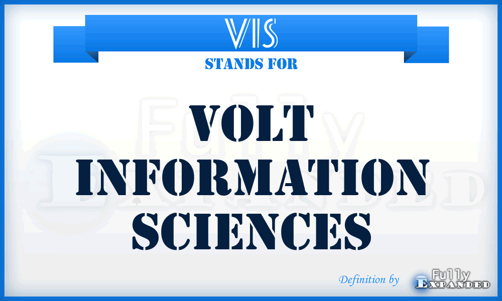 VIS - Volt Information Sciences