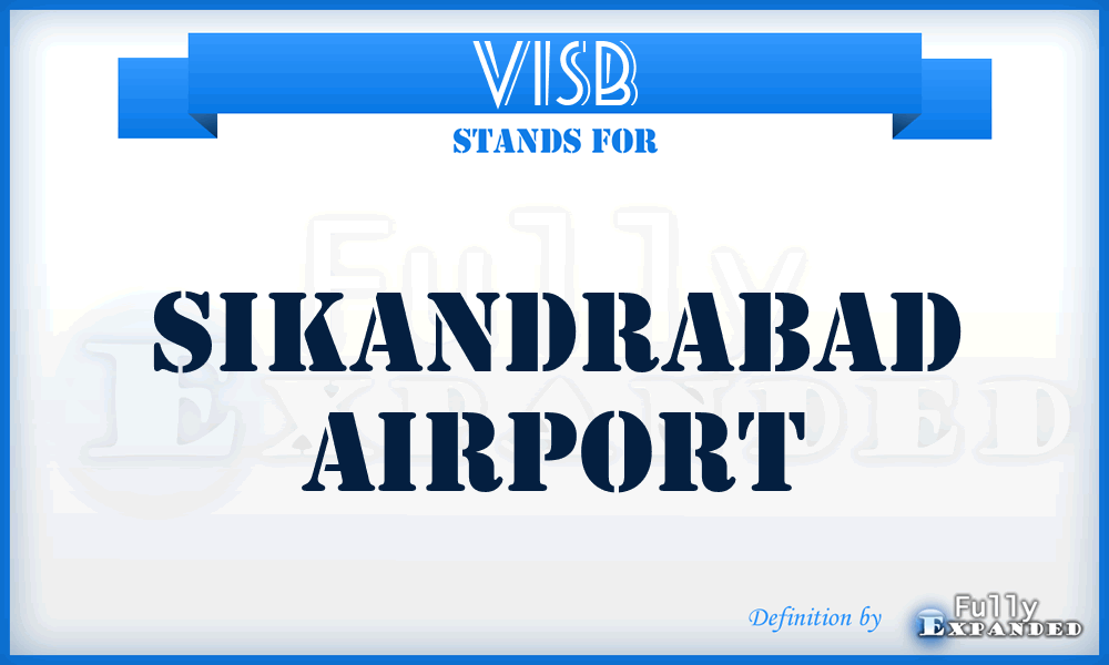 VISB - Sikandrabad airport