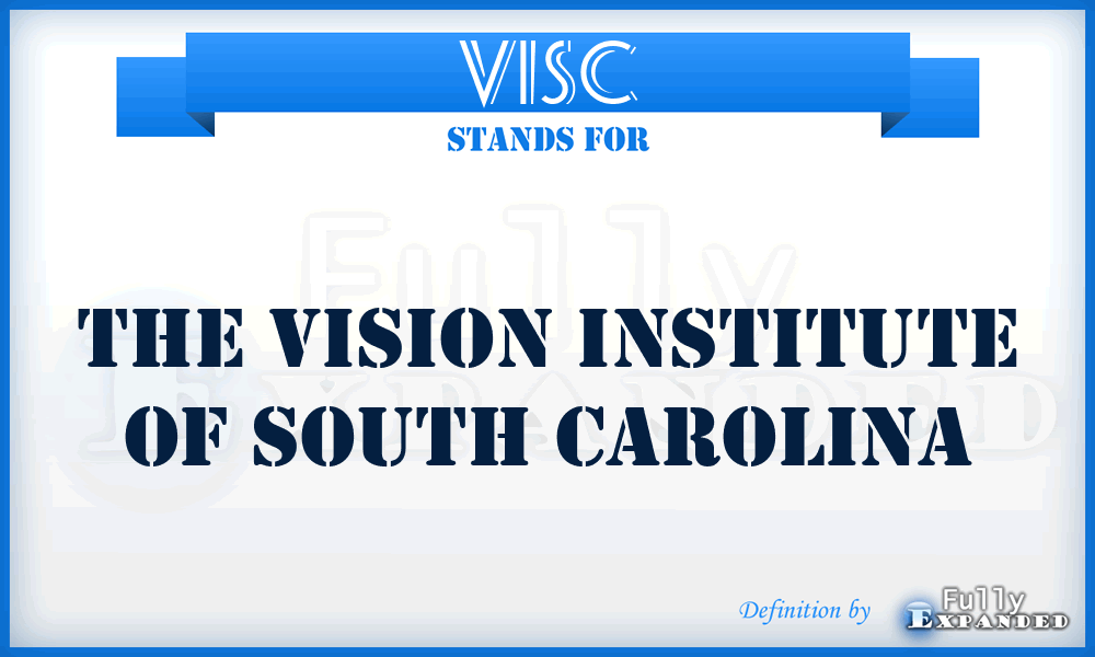 VISC - The Vision Institute of South Carolina