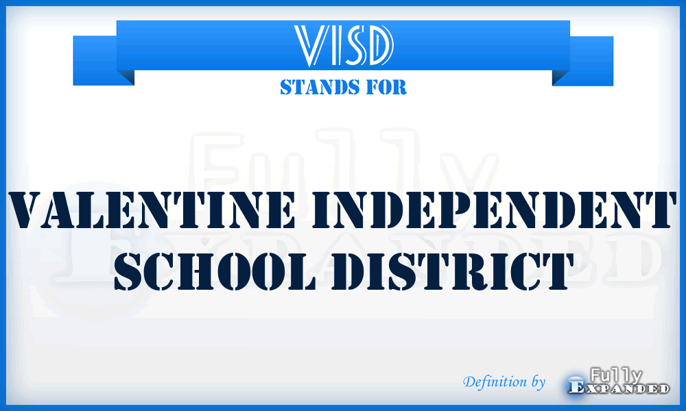 VISD - Valentine Independent School District