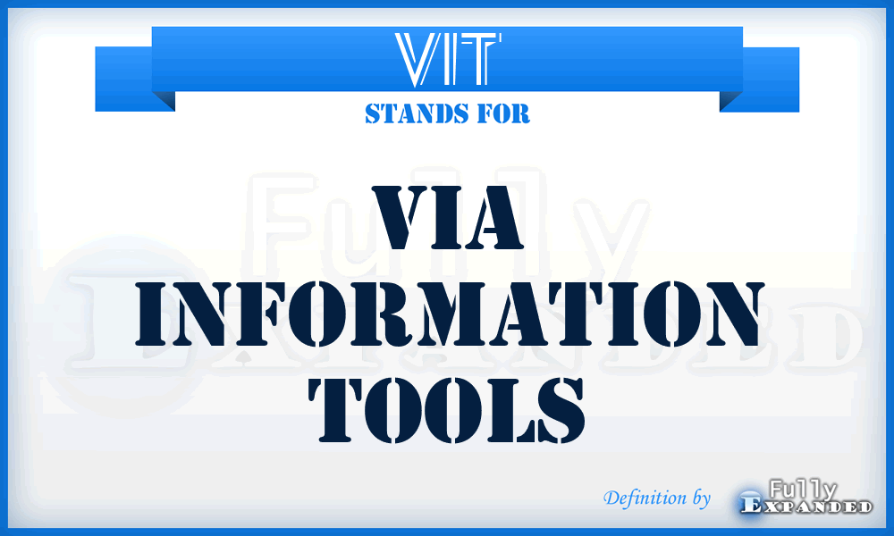 VIT - Via Information Tools