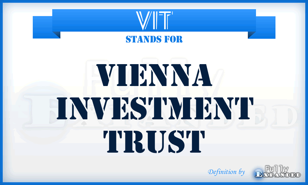 VIT - Vienna Investment Trust