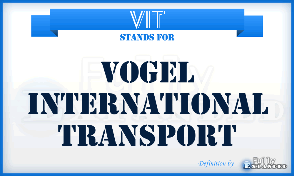 VIT - Vogel International Transport