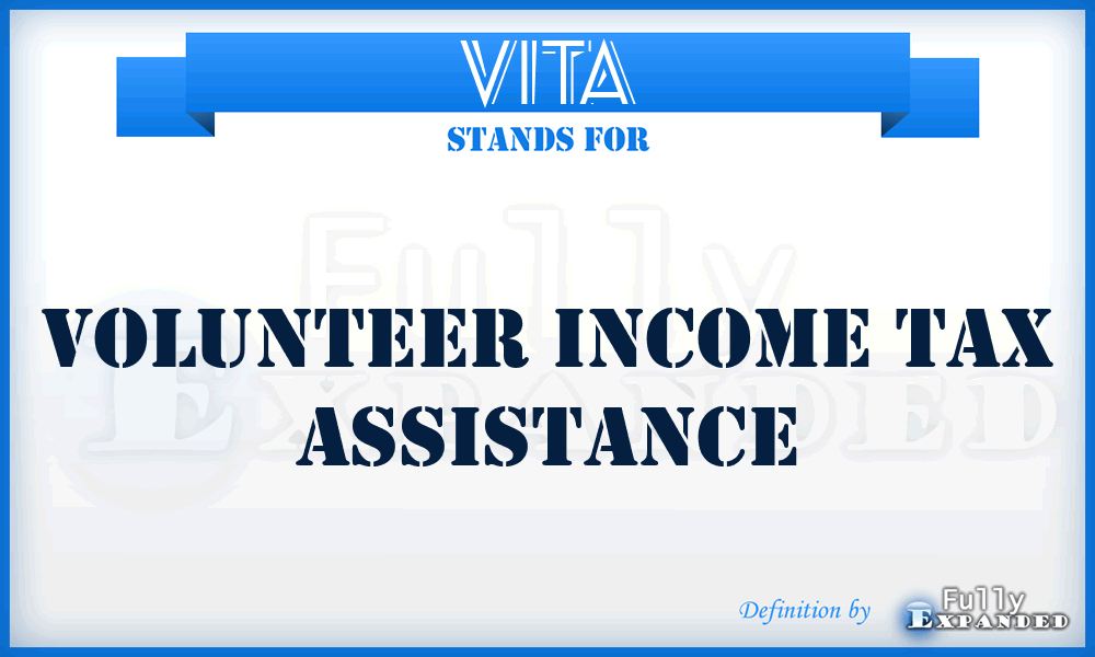 VITA - Volunteer Income Tax Assistance