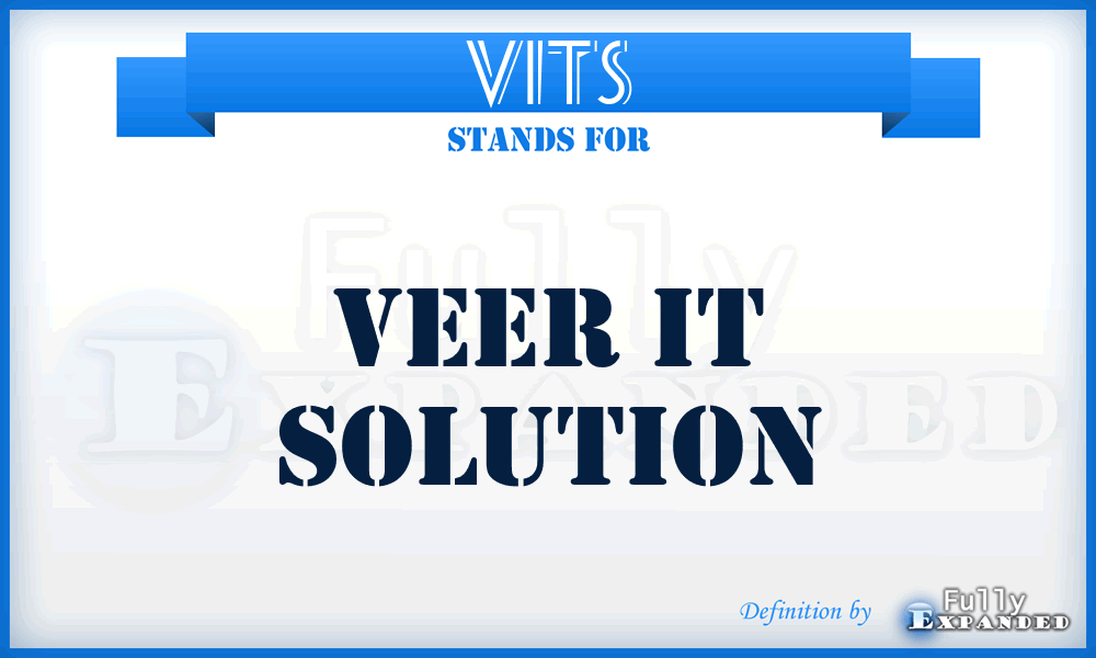 VITS - Veer IT Solution