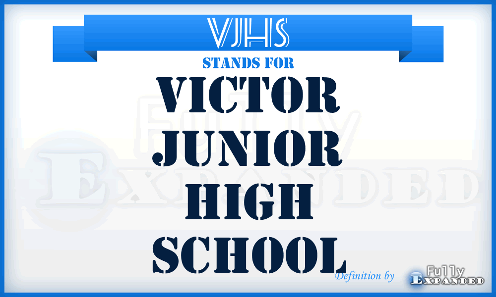 VJHS - Victor Junior High School