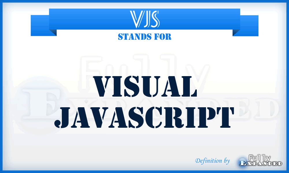 VJS - Visual JavaScript