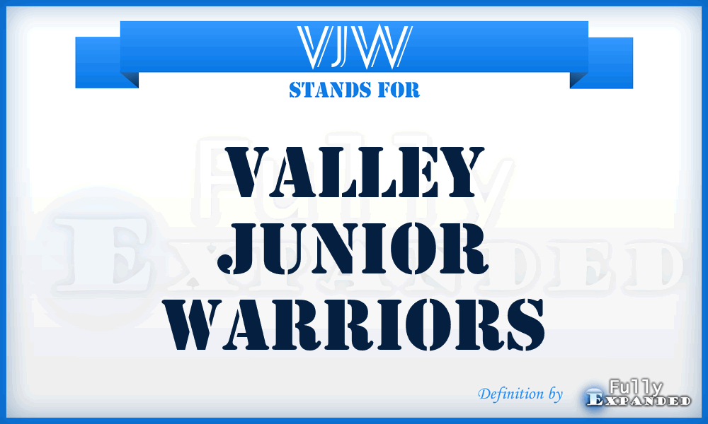 VJW - Valley Junior Warriors