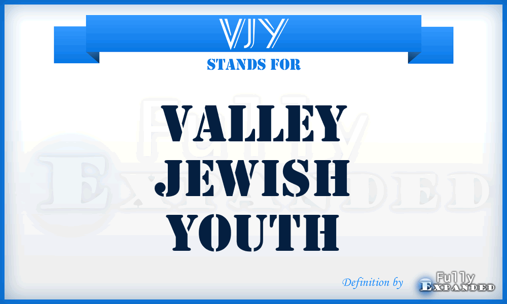 VJY - Valley Jewish Youth