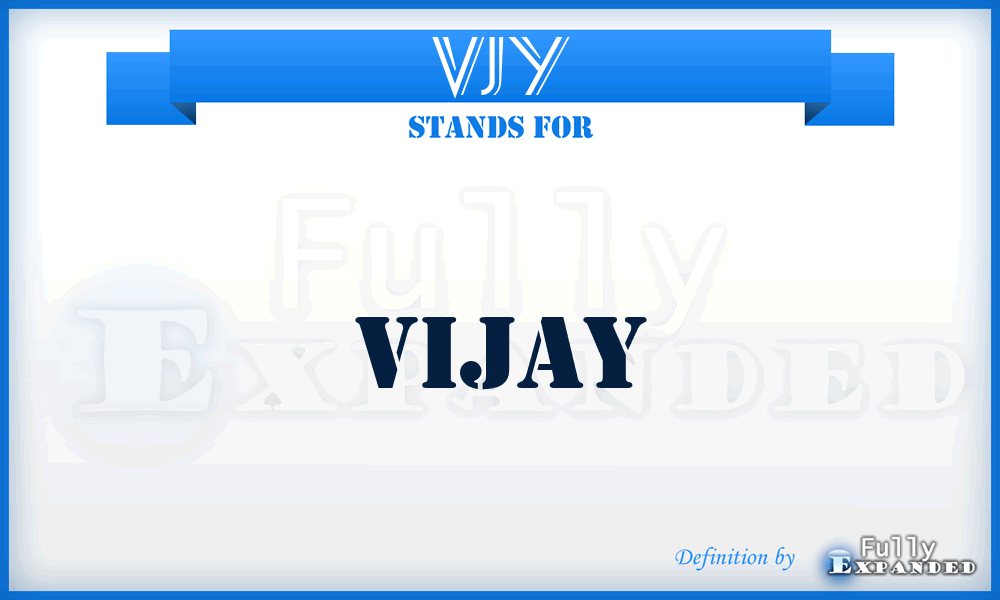 VJY - Vijay