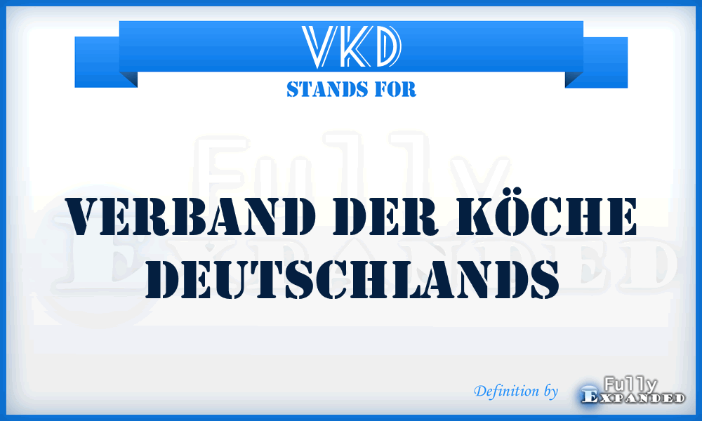 VKD - Verband der Köche Deutschlands