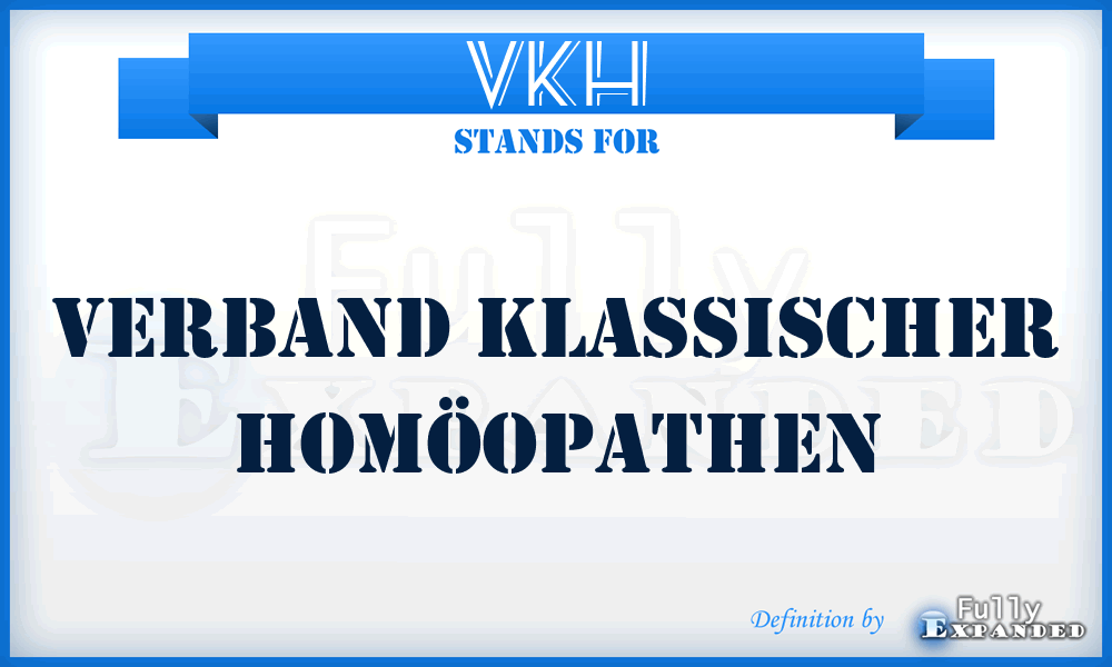 VKH - Verband Klassischer Homöopathen