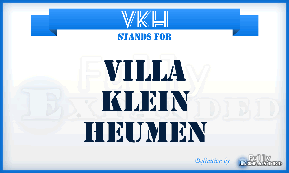 VKH - Villa Klein Heumen