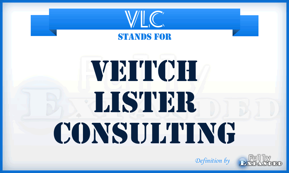 VLC - Veitch Lister Consulting