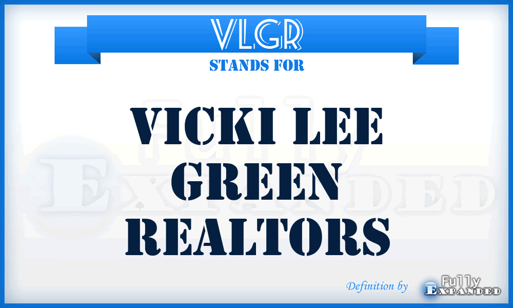 VLGR - Vicki Lee Green Realtors